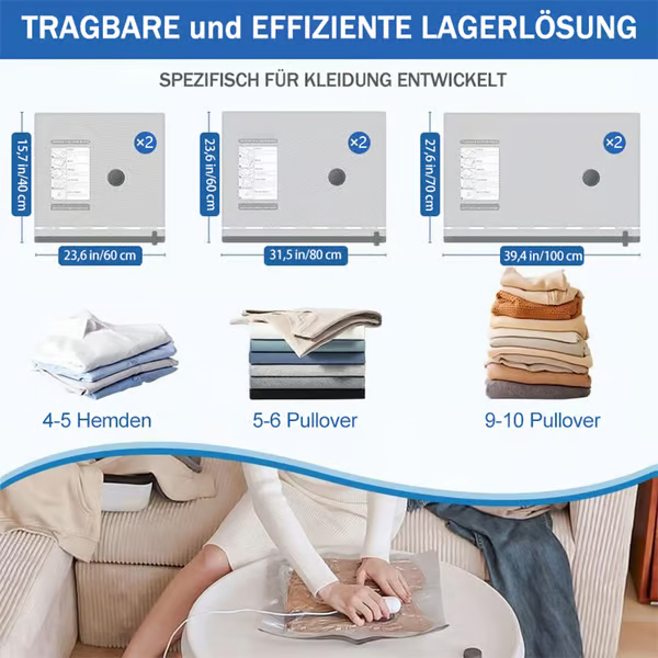 🔥 USB електрическа вакуумна компресионна торбичка