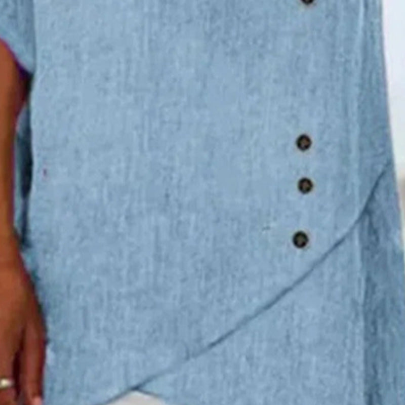 ✨Нов женски романтичен шик шик хлабав V-образно деколте отгоре