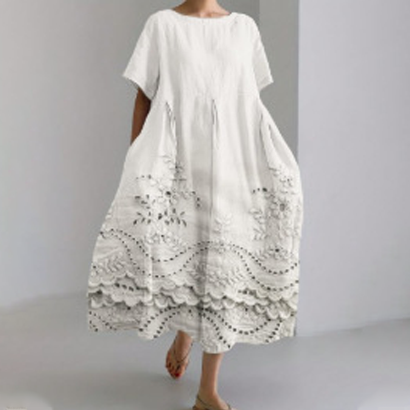 🔥Удобна макси рокля, изработена от 100% лен