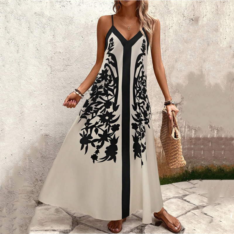 💃Дълги рокли с презрамки тип „спагети“ за жени