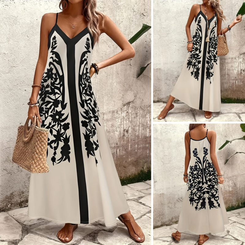 💃Дълги рокли с презрамки тип „спагети“ за жени