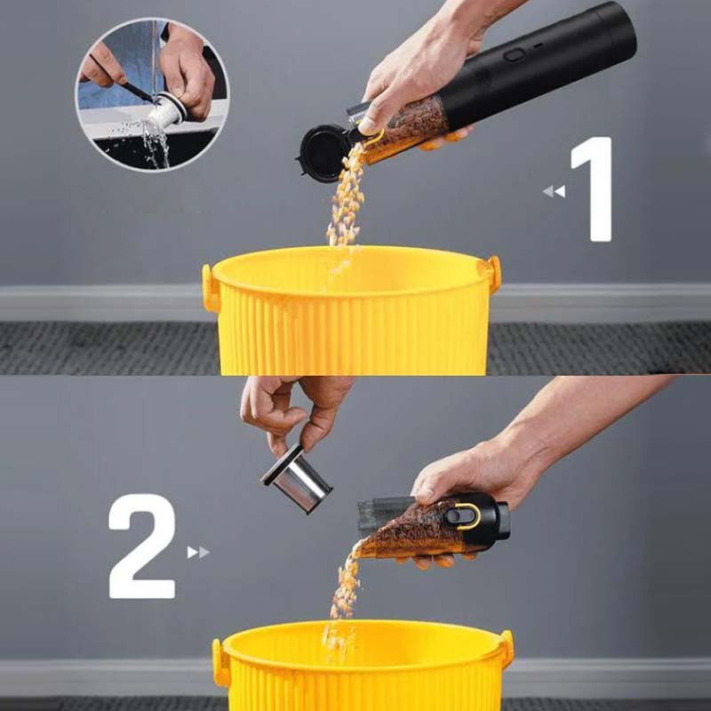 🥇Преносима прахосмукачка за кола с висока всмукателна мощност🌪️