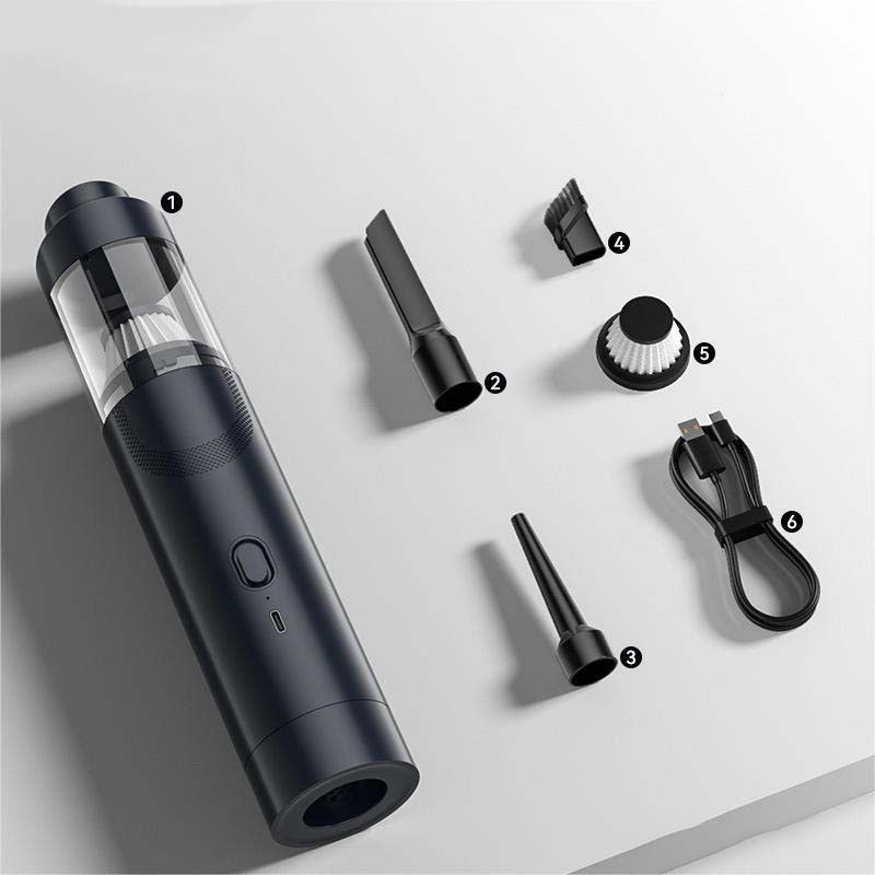 🥇Преносима прахосмукачка за кола с висока всмукателна мощност🌪️