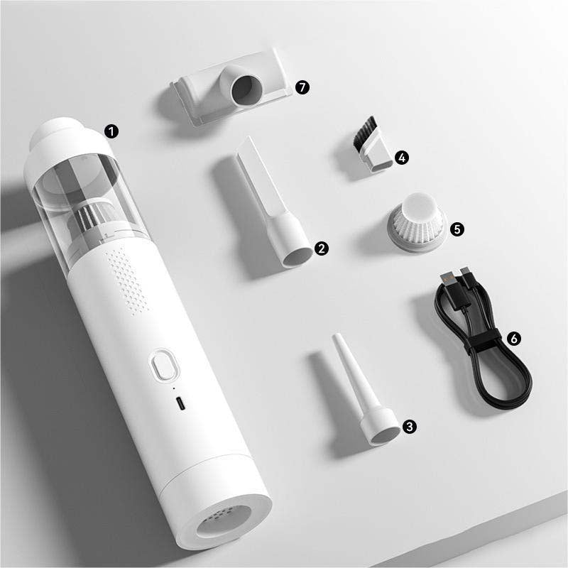 🥇Преносима прахосмукачка за кола с висока всмукателна мощност🌪️