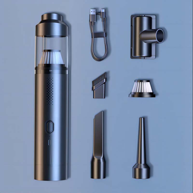 🥇Преносима прахосмукачка за кола с висока всмукателна мощност🌪️