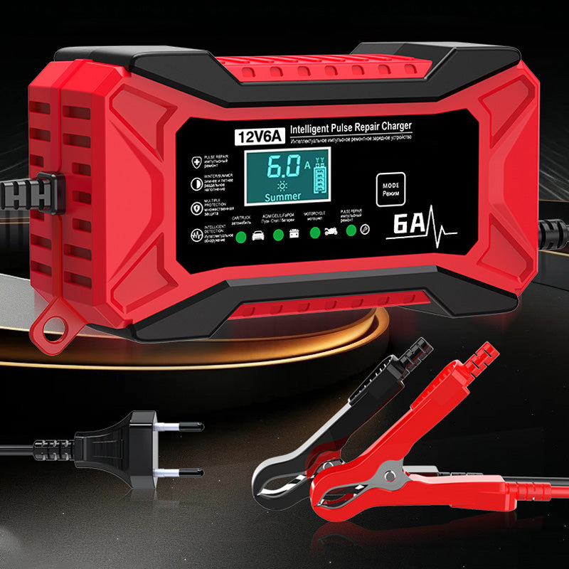 🔥 Умно зарядно устройство за кола и мотоциклет - 220V - EU щепсел 🚗⚡