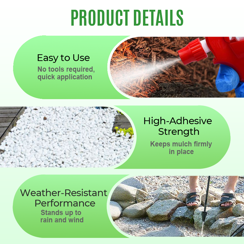 Бързосъхнещо, лепкаво лепило за ландшафтни дизайни