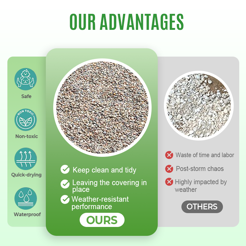 Бързосъхнещо, лепкаво лепило за ландшафтни дизайни