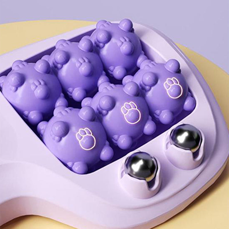 💜🦶 Преносим двоен масажор за крака - релаксация навсякъде и по всяко време