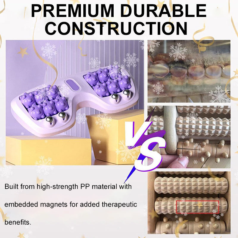 💜🦶 Преносим двоен масажор за крака - релаксация навсякъде и по всяко време