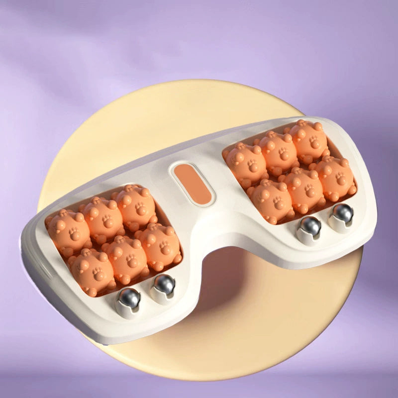 💜🦶 Преносим двоен масажор за крака - релаксация навсякъде и по всяко време