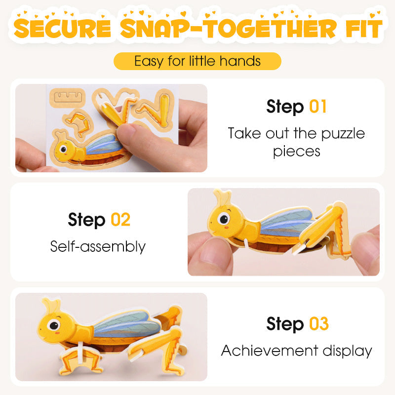 🎨3D образователни пъзели за деца