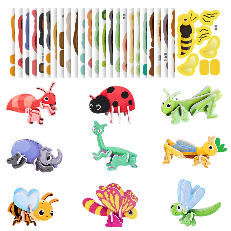 🎨3D образователни пъзели за деца