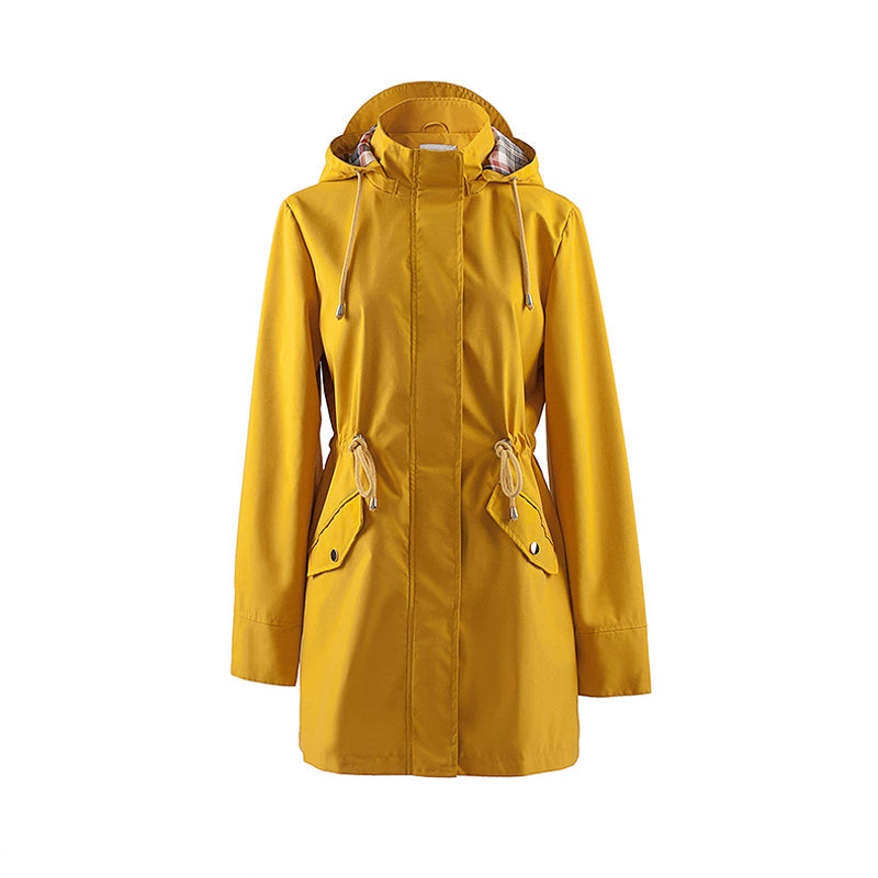 🧥50% kedvezmény🌧️💧 Egyszerű, vízálló és szélálló kabát, szélálló kabát kapucnival🍃