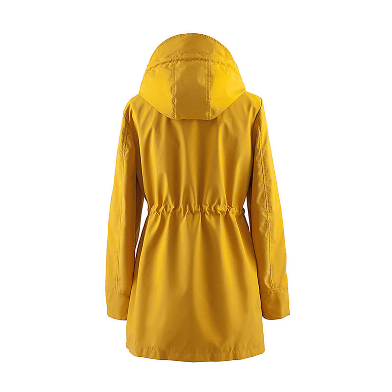 🧥50% kedvezmény🌧️💧 Egyszerű, vízálló és szélálló kabát, szélálló kabát kapucnival🍃