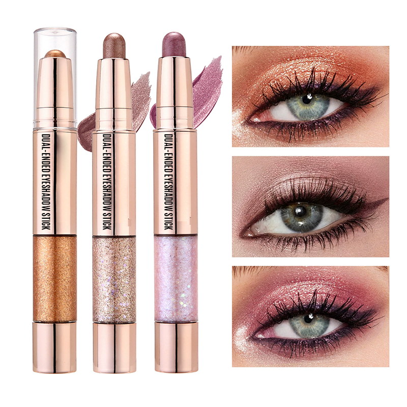 Кремообразен молив за очи с двоен ефект