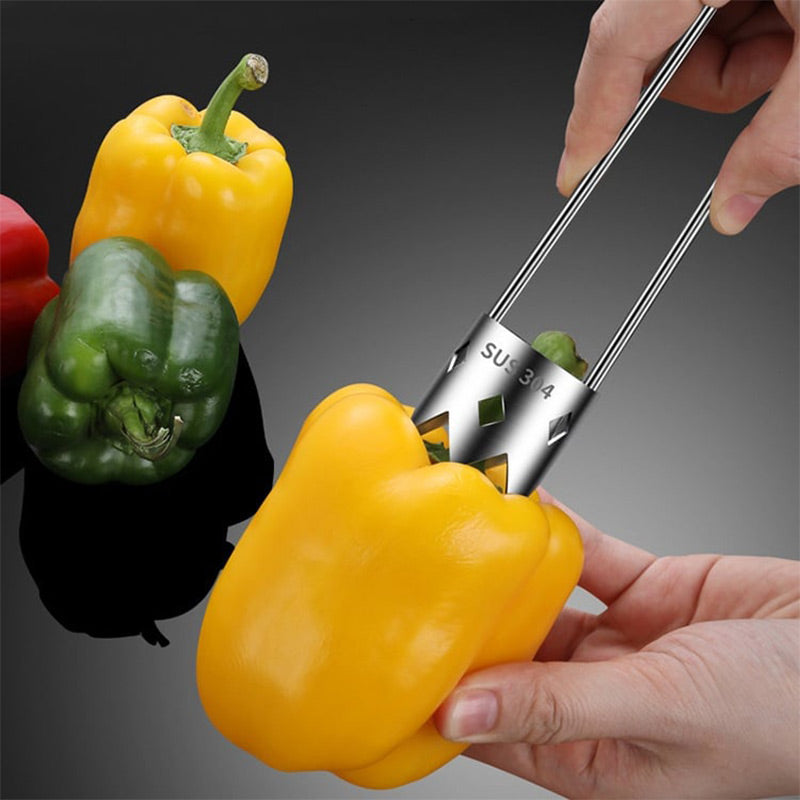 【✨Купете едно, вземете едно безплатно】🍅Универсална машина за изваждане на семки от плодове и зеленчуци от неръждаема стомана