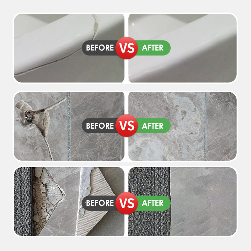 Мощен комплект за ремонт на порцелан - двойна тръба