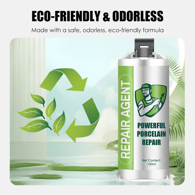 Мощен комплект за ремонт на порцелан - двойна тръба