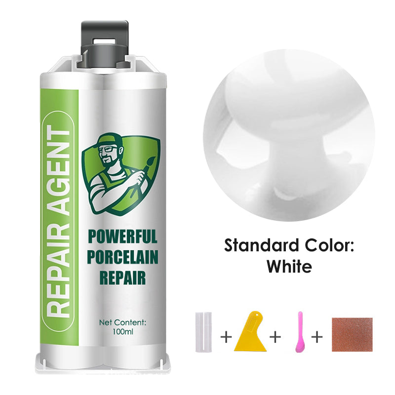 Мощен комплект за ремонт на порцелан - двойна тръба