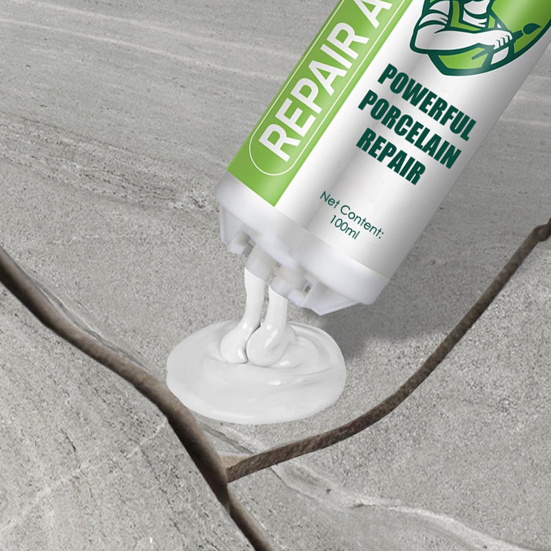 Мощен комплект за ремонт на порцелан - двойна тръба