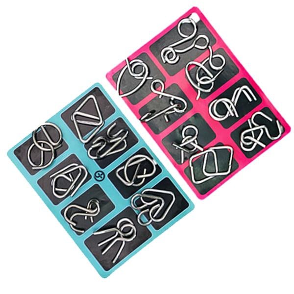 🔥Образователни интелектуални играчки Играчки за разпознаване на интелект, метални пъзели