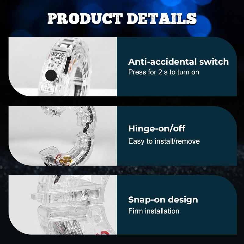 🌈 Цветна лампичка за главина на велосипед 🚴‍♂️💡