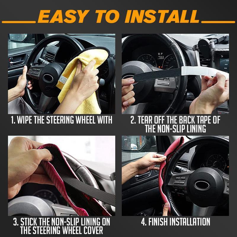 💥Промоция с ограничено време💥Противоплъзгащ се калъф за волан на кола🚗