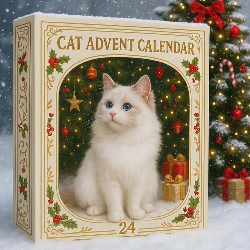【🎁Karácsonyi ajánlat🎄】Adventi naptár macskabarátoknak 2025