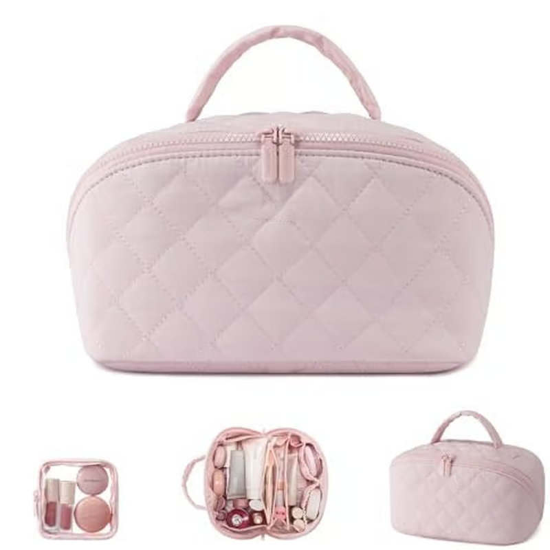 💗Голяма, просторна козметична чантичка с дръжка