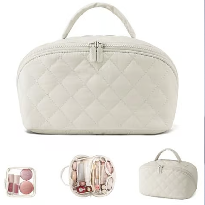 💗Голяма, просторна козметична чантичка с дръжка