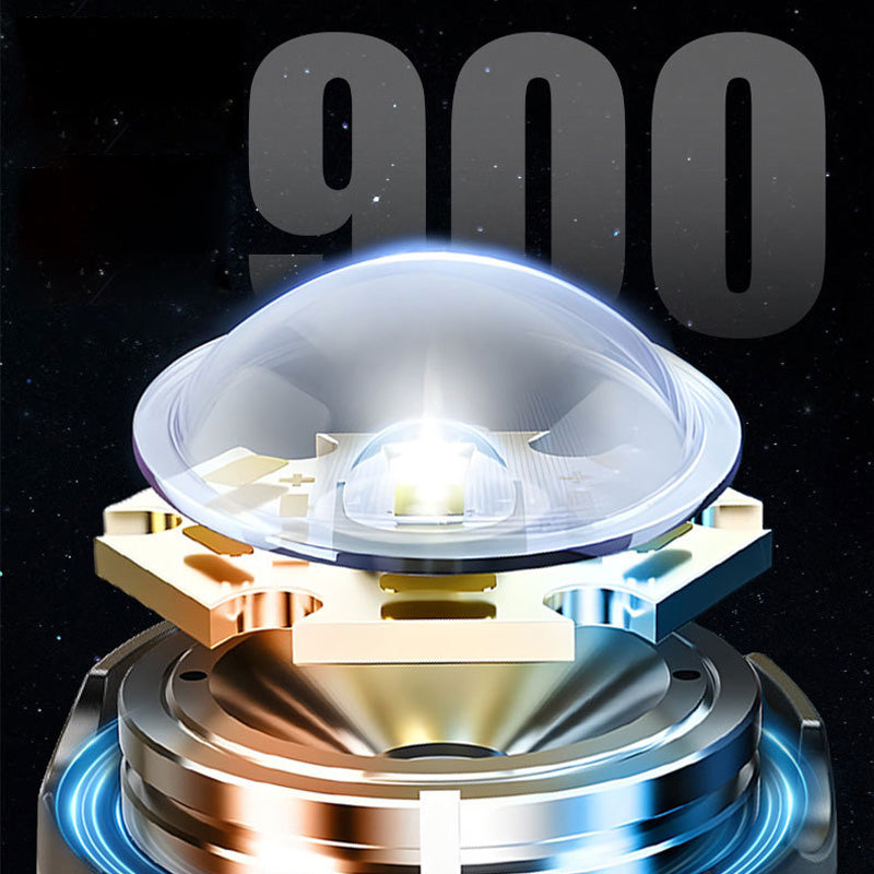 LED фенерче със силна светлина и прибиращо се тяло