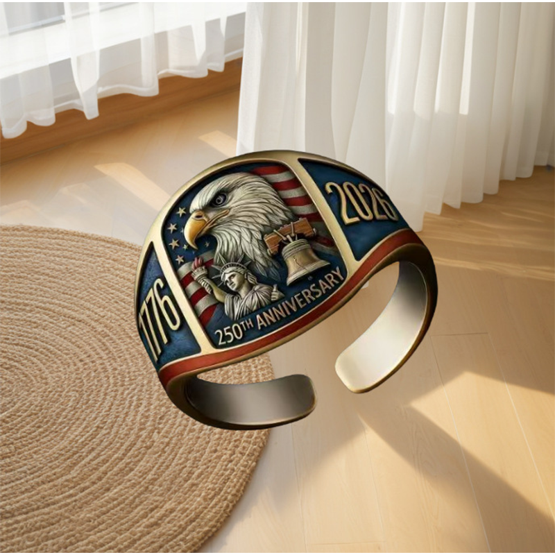 🎖️Възпоменателен пръстен с орел за 250-годишнината 1776–2026🦅
