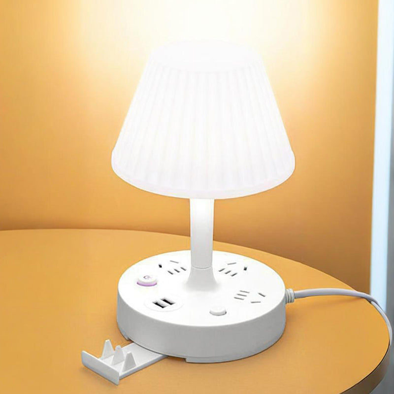 ✨✨Asztali lámpa USB-porttal és hálózati csatlakozóval