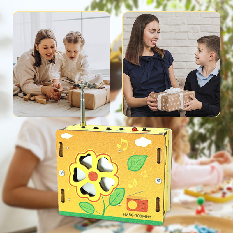 DIY Образователни играчки за деца мини радио