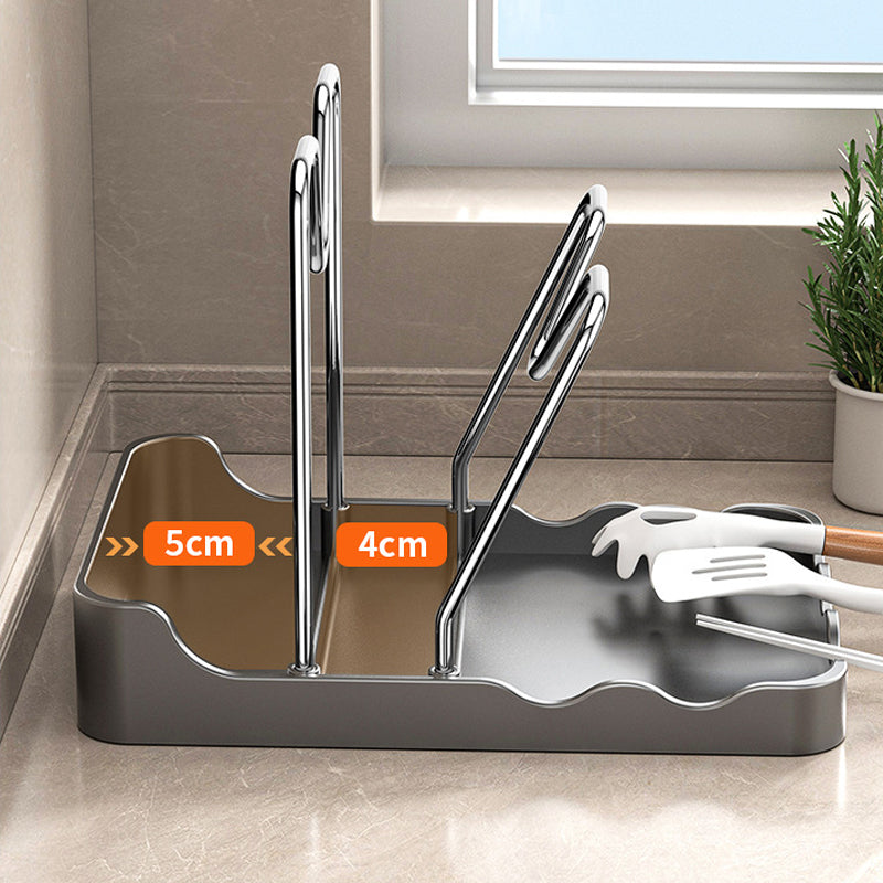 Многофункционален капак за съдове и държач за дъска за рязане