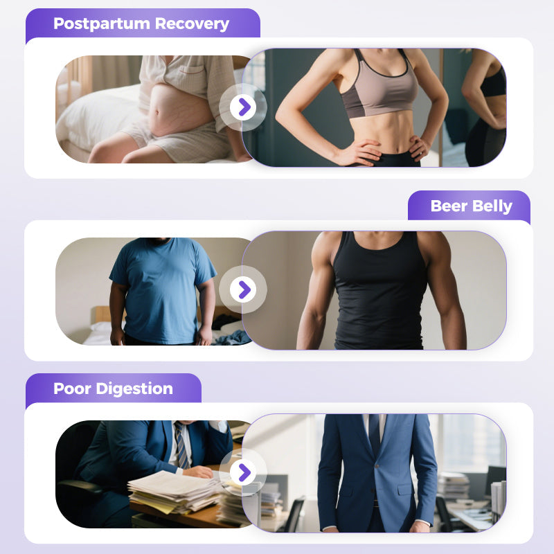 Преносим 5-степенен пръстеновиден масажор с регулируема каишка