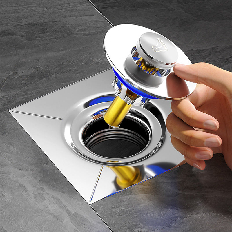 🛡️ Медна подова канализация срещу миризми | За баня и кухня, предпазва от обратен поток и бактерии