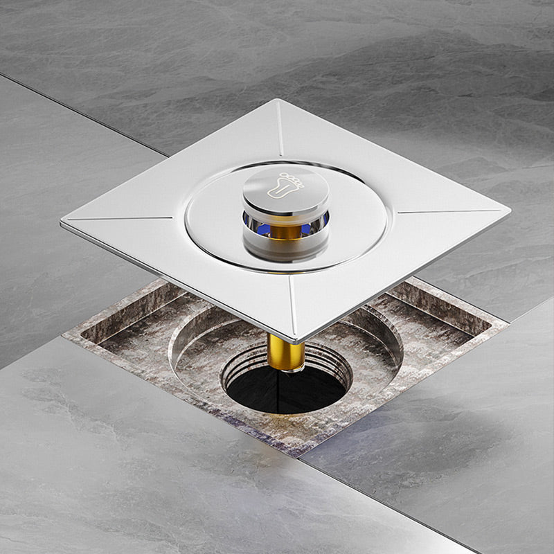 🛡️ Медна подова канализация срещу миризми | За баня и кухня, предпазва от обратен поток и бактерии