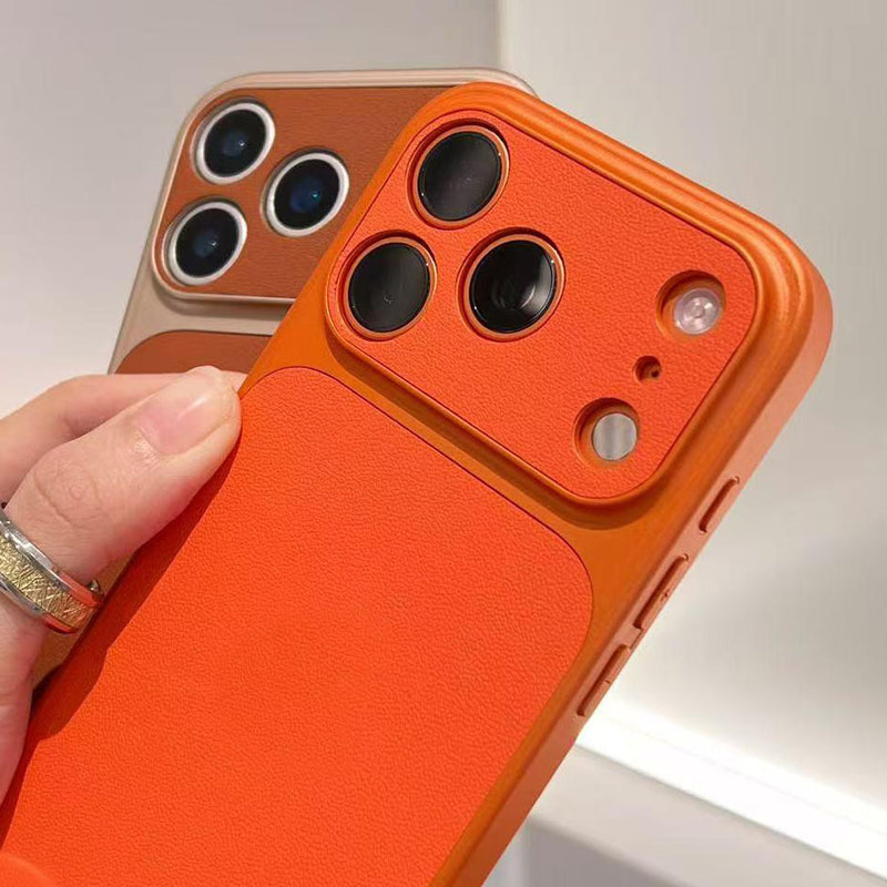 🎯 Премиум калъф за телефон с кожен вид и ударна защита | Защитава от падания, драскотини и прах, като добавя луксозен завършек