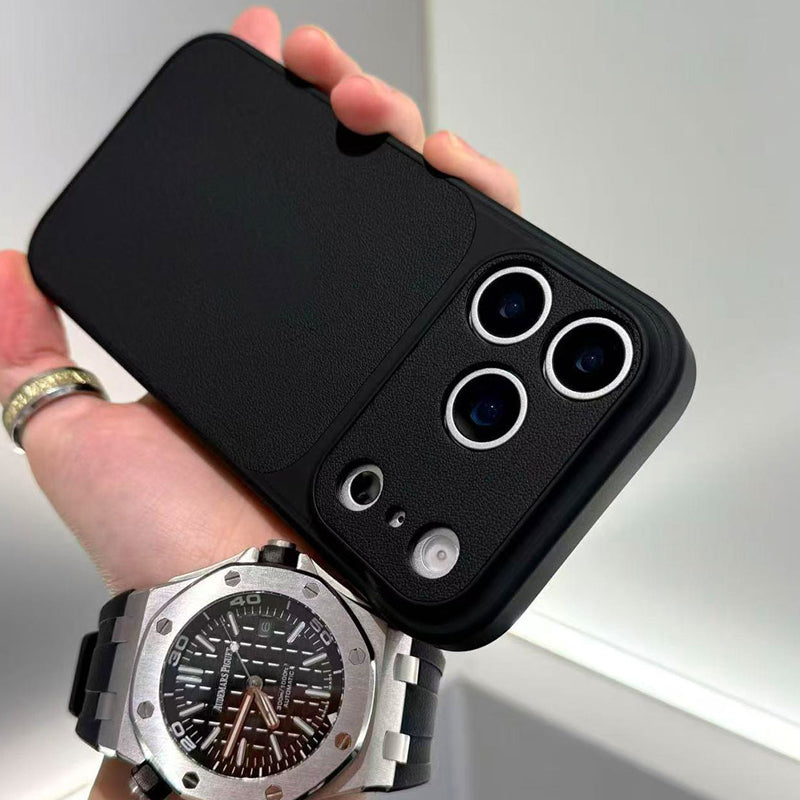 🎯 Премиум калъф за телефон с кожен вид и ударна защита | Защитава от падания, драскотини и прах, като добавя луксозен завършек