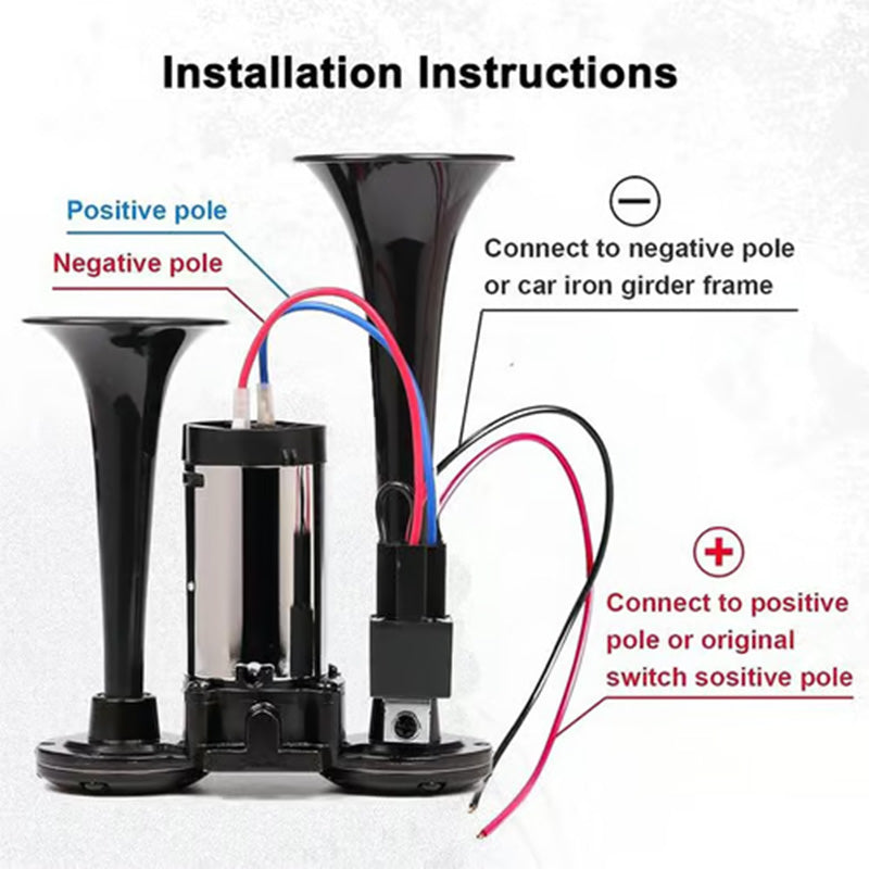 Въздушни клаксони за влакове, камиони и автомобили