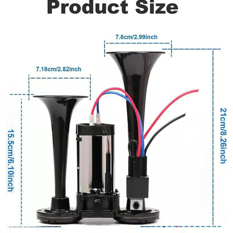 Въздушни клаксони за влакове, камиони и автомобили