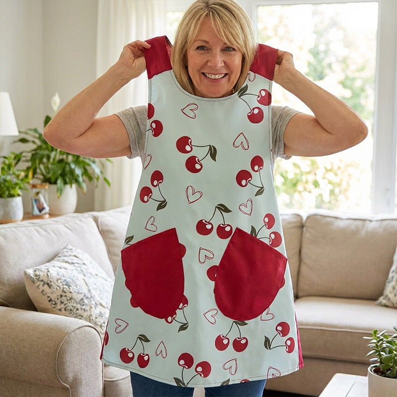 🔥Дамска престилка с кръстосани презрамки и пристягане