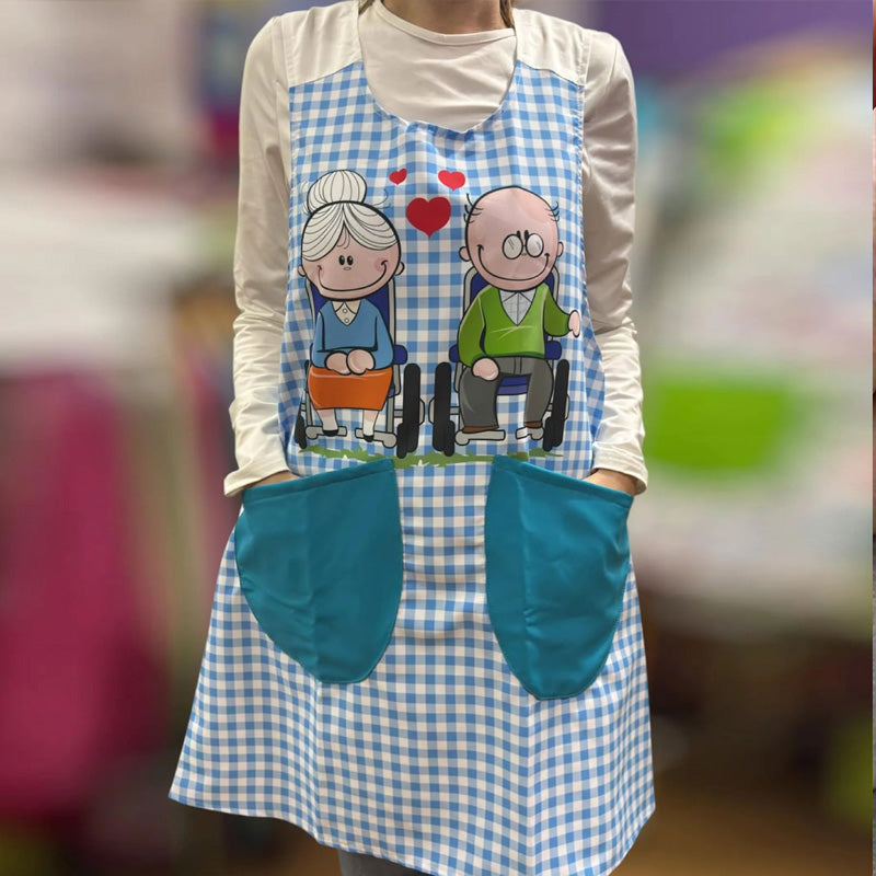 🔥Дамска престилка с кръстосани презрамки и пристягане