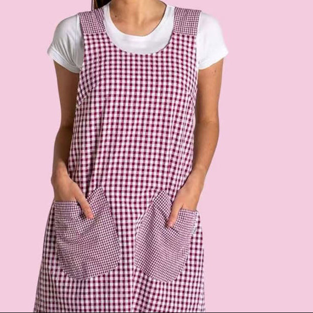 🔥Дамска престилка с кръстосани презрамки и пристягане