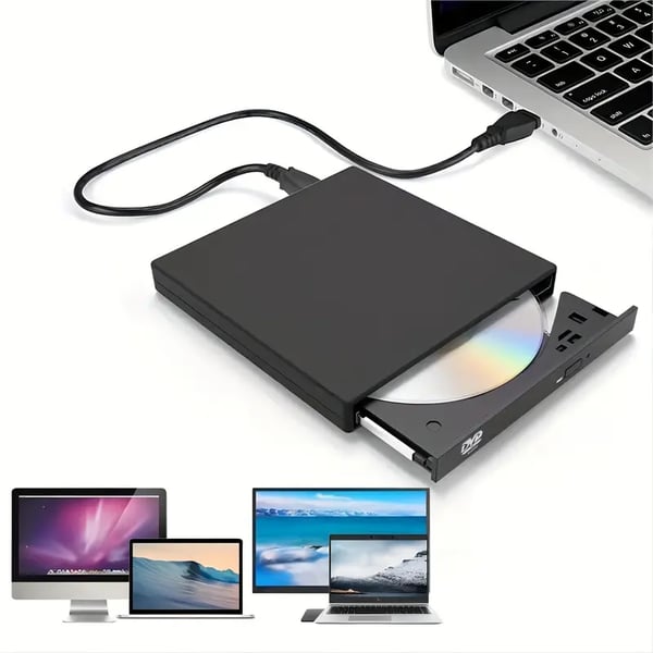 🔥 Külső CD/DVD-meghajtó 💻📀