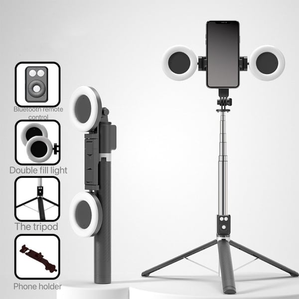 📢📢 50% ОТСТЪПКА!! ⏰ 🔥 Нов 6-в-1 Bluetooth селфи стик