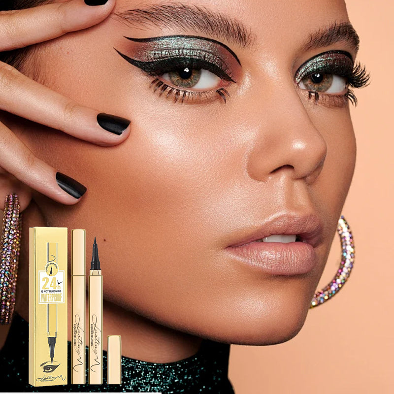 🔥1+1 безплатно✨Дълготрайна, водоустойчива течна очна линия – край на размазването!