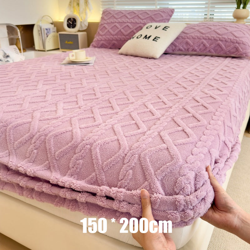 🔥 Специална оферта: 360° еластичен, мек плетен чаршаф с прилепнало покритие